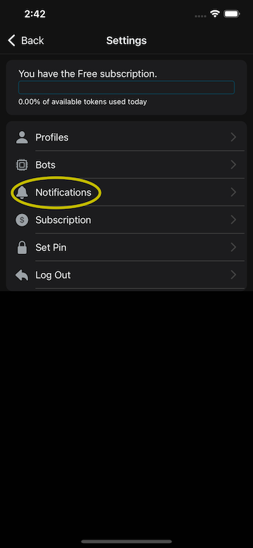 Notifications